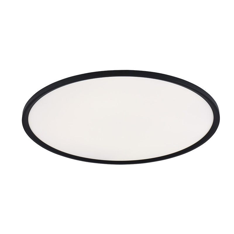 Plafonnier moderne à LED circulaire en aluminium à 1 ampoule pour chambre à coucher