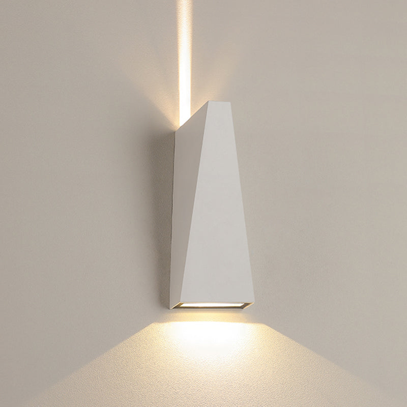 Lámina de montaje de pared de aluminio de pared de estilo geométrico de estilo geométrico en blanco y negro en blanco y negro