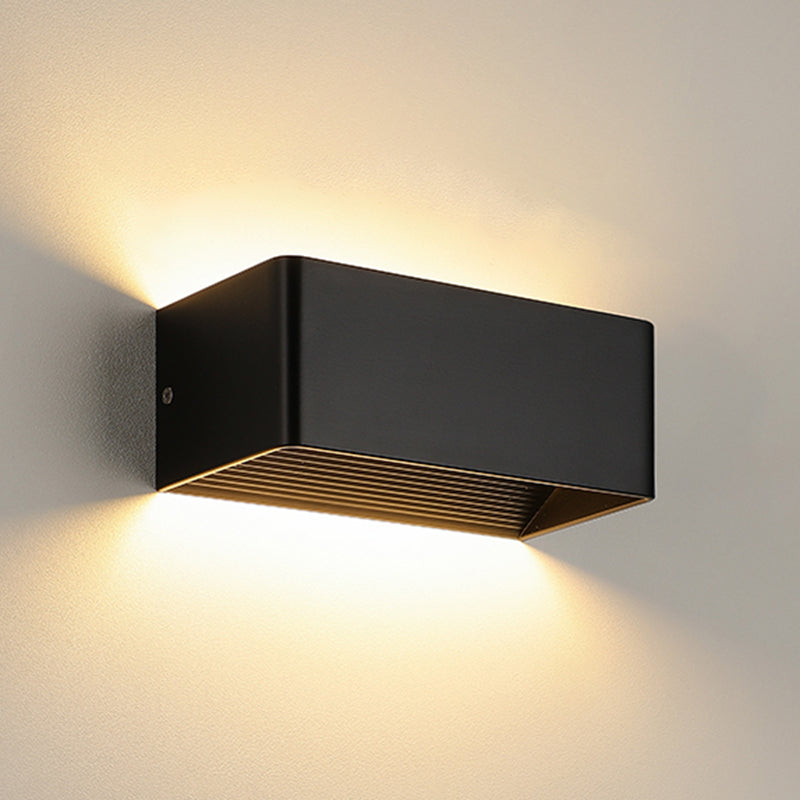 Lámina de montaje de pared de aluminio de pared de estilo geométrico de estilo geométrico en blanco y negro en blanco y negro