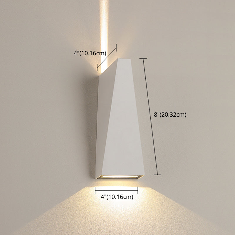 Lámina de montaje de pared de aluminio de pared de estilo geométrico de estilo geométrico en blanco y negro en blanco y negro