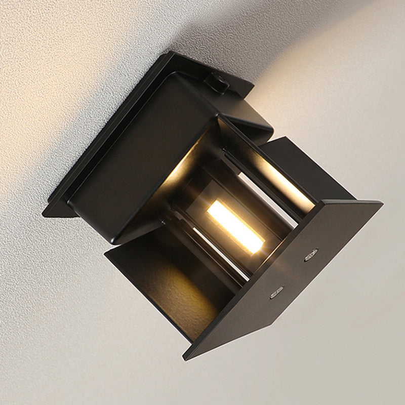 Lámina de montaje de pared de aluminio de pared de estilo geométrico de estilo geométrico en blanco y negro en blanco y negro