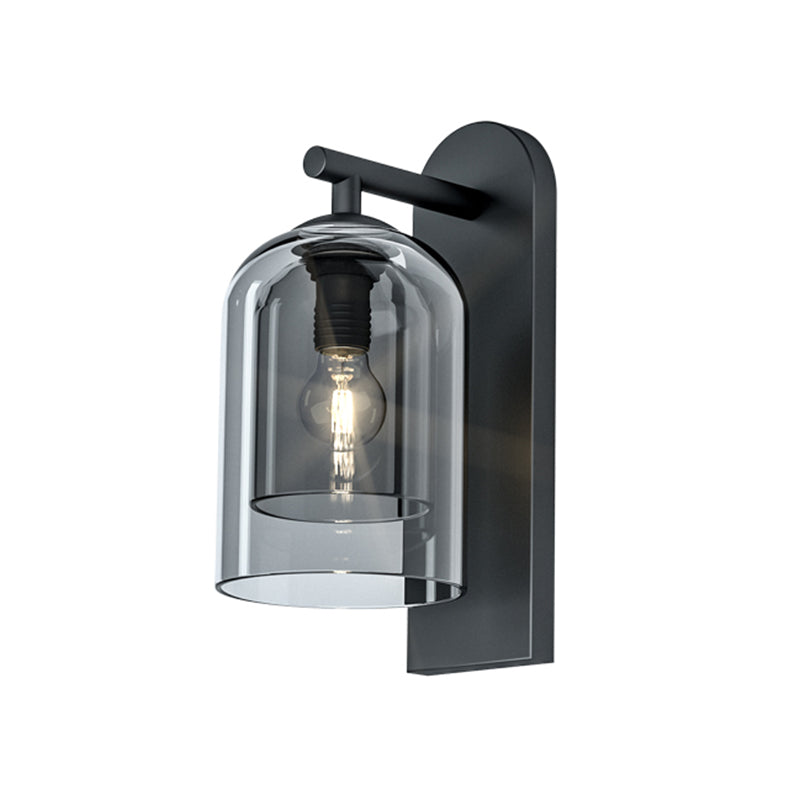 1-Licht-Halbzylinder Wandleuchte modern