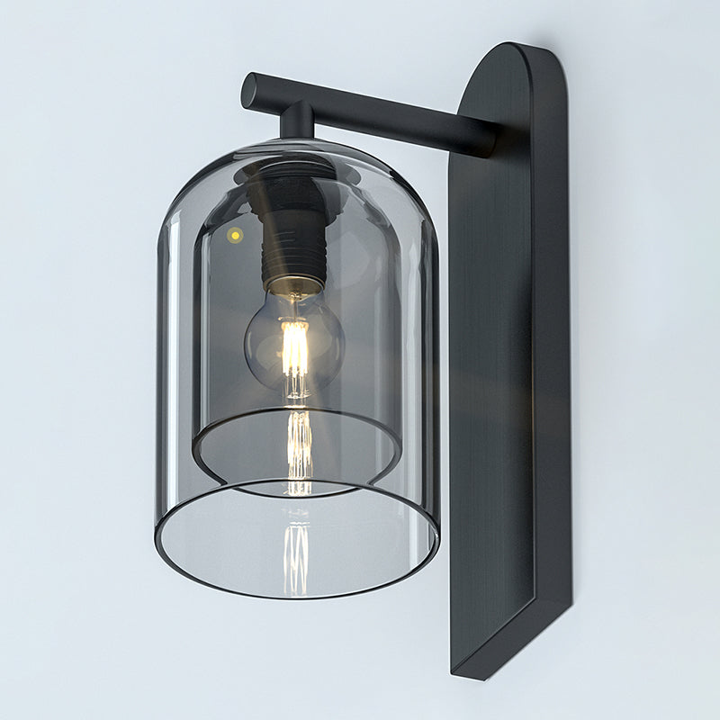 1-Licht-Halbzylinder Wandleuchte modern