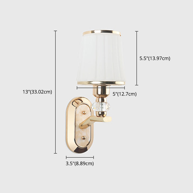 1 Licht halb geometrische Wandleuchte modern