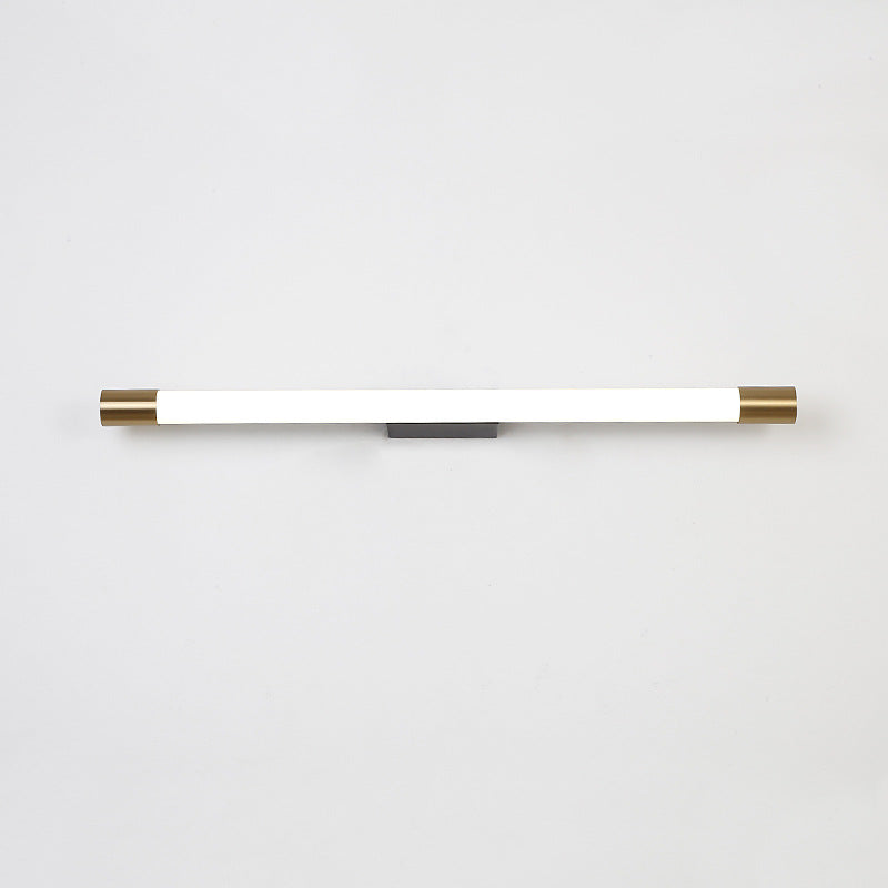 Gold lineare LED -Wandlampe im modernen prägnanten Aluminiumwandleuchten mit Acrylschatten