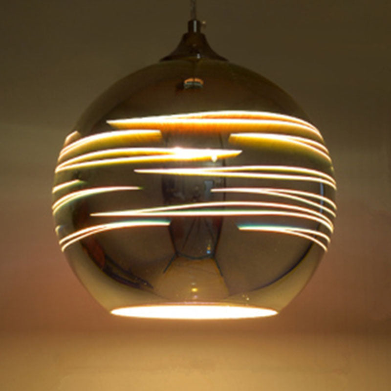 Aftaccampata a sospensione di vetro a sospensione a sospensione di vetro sospeso a 1 luce