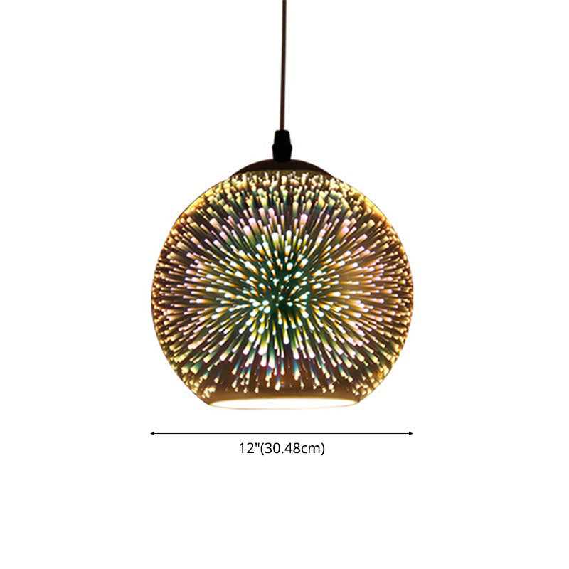 Aftaccampata a sospensione di vetro a sospensione a sospensione di vetro sospeso a 1 luce