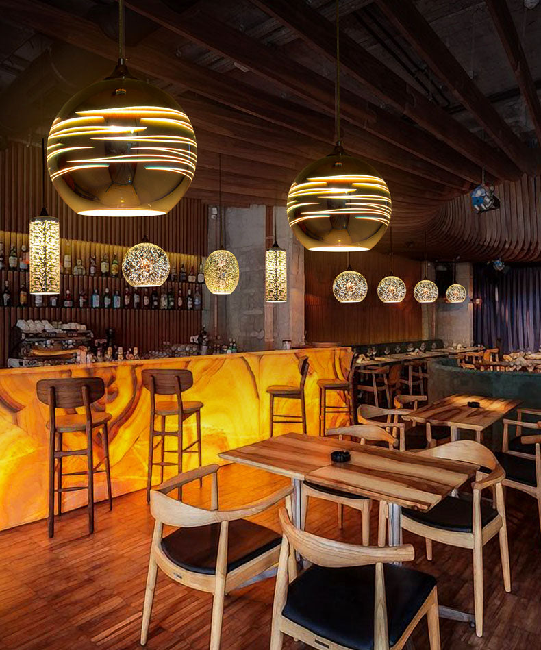 Aftaccampata a sospensione di vetro a sospensione a sospensione di vetro sospeso a 1 luce