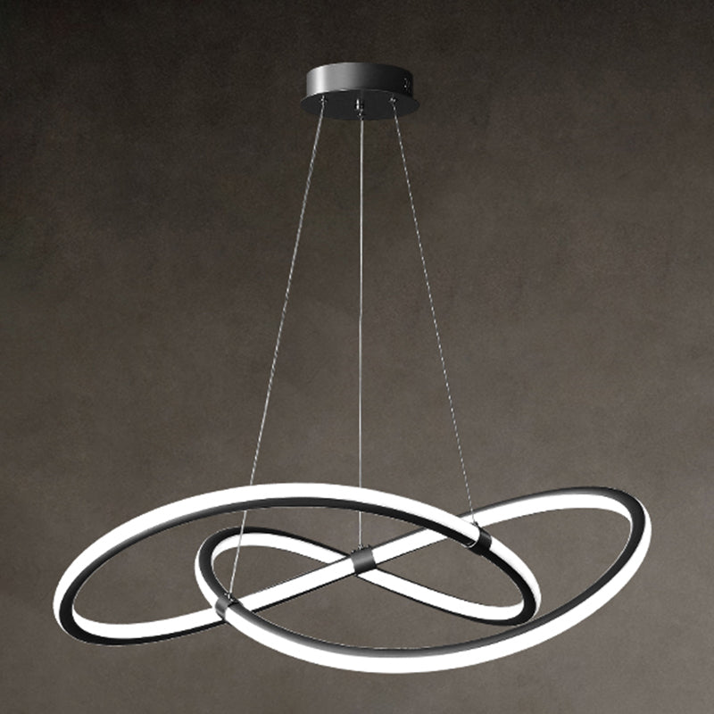 2 kleur optioneel moderne kroonluchter gedraaid kroonluchter voor slaapkamer in de woonkamer