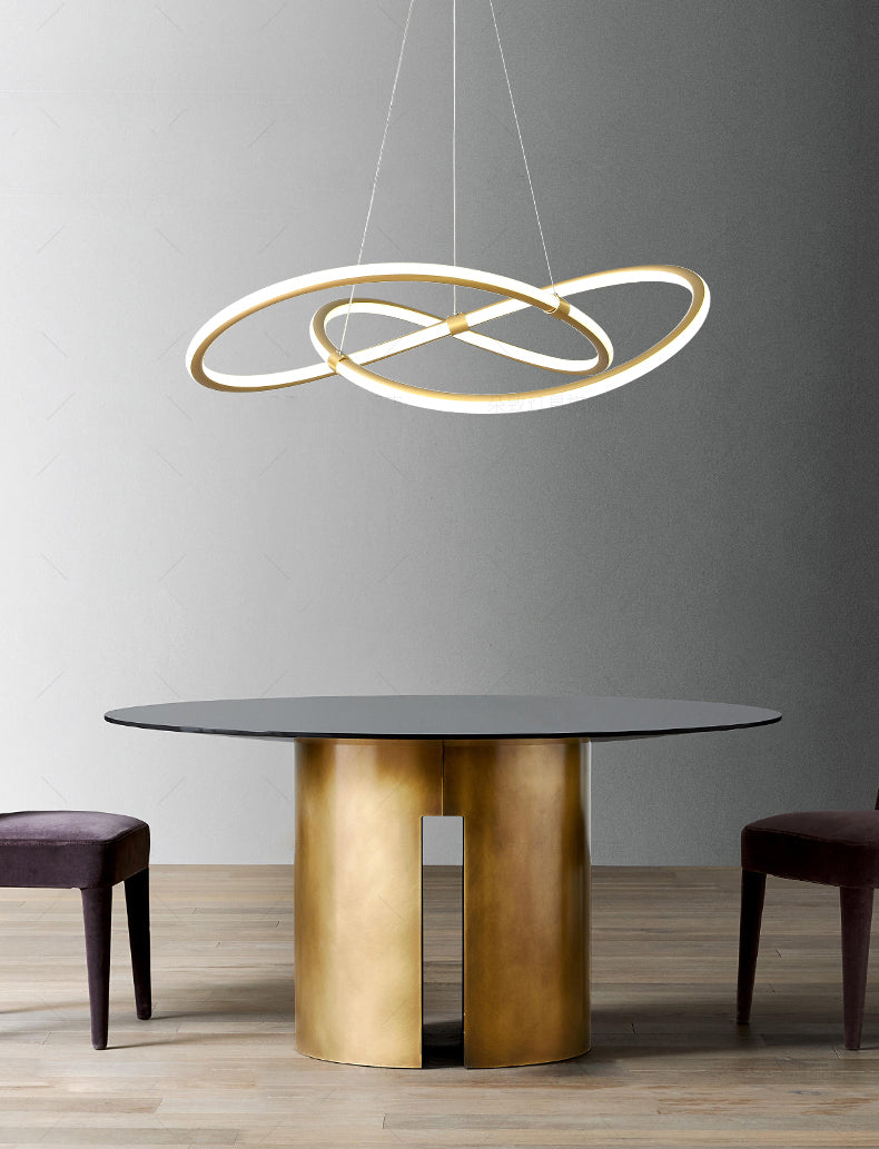 2 kleur optioneel moderne kroonluchter gedraaid kroonluchter voor slaapkamer in de woonkamer