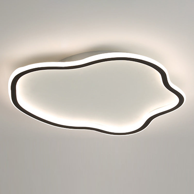 Plafonnier encastré linéaire simple moderne avec protection acrylique