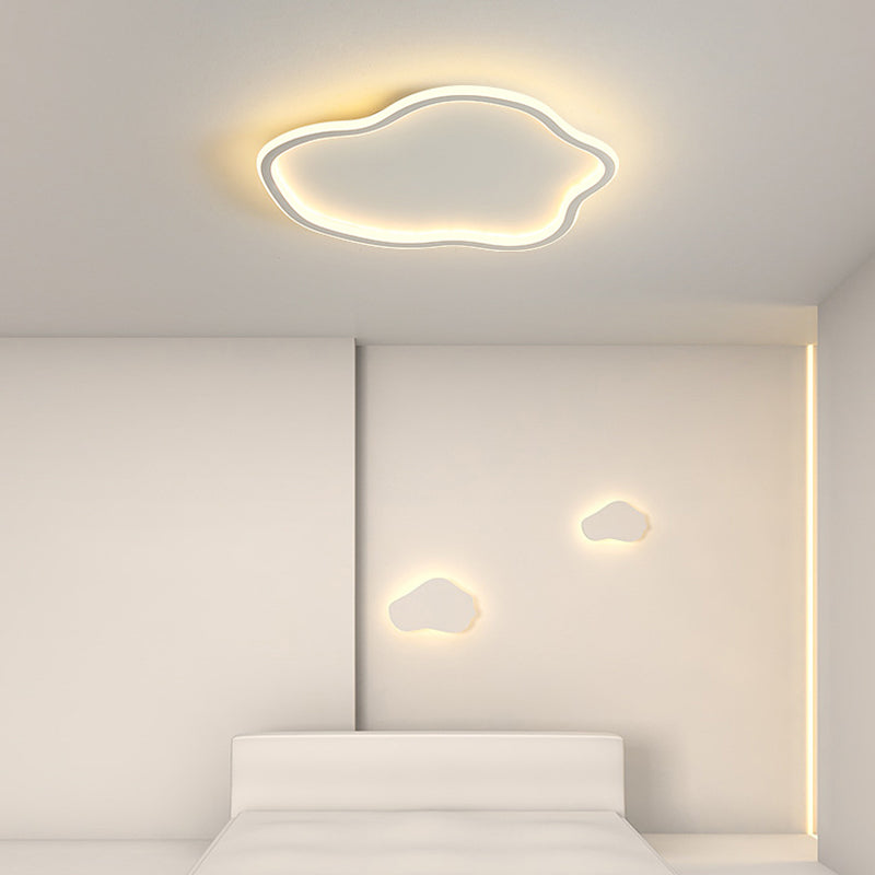 Plafonnier encastré linéaire simple moderne avec protection acrylique