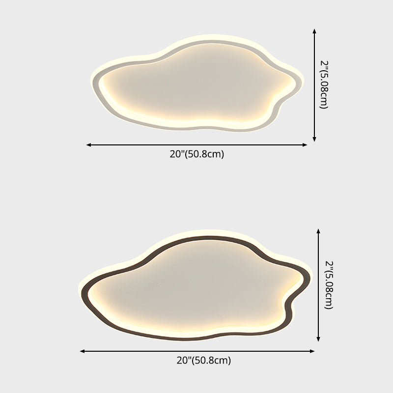 Plafonnier encastré linéaire simple moderne avec protection acrylique
