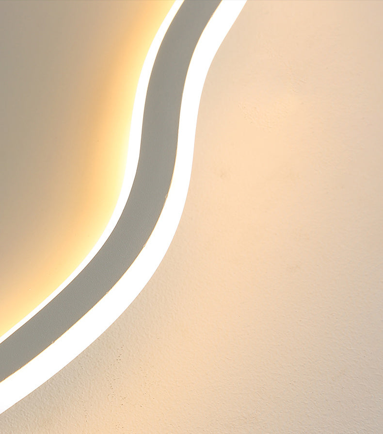 Plafonnier encastré linéaire simple moderne avec protection acrylique