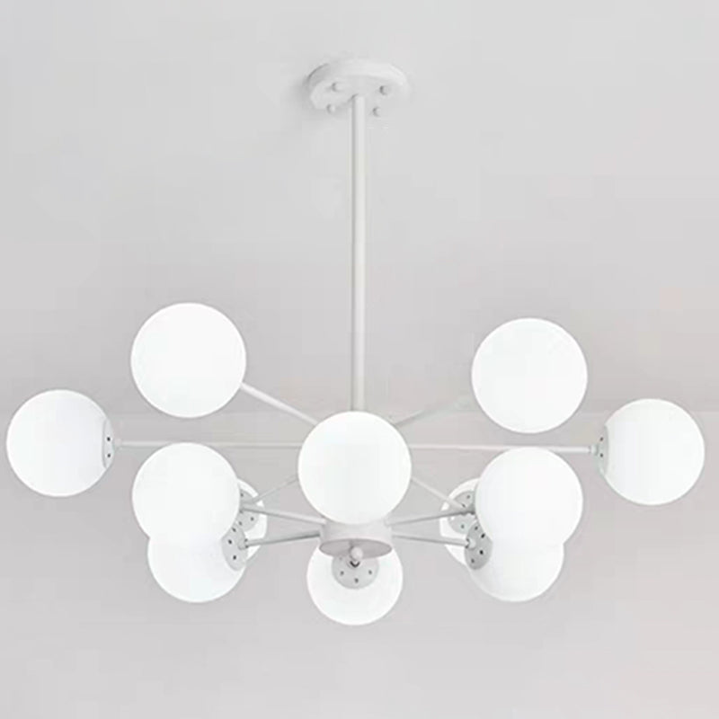 2 Color Opcional Candelera moderna Candelera de sombra de vidrio esmerilado para dormitorio de sala de estar