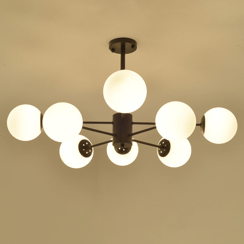 2 Color Opcional Candelera moderna Candelera de sombra de vidrio esmerilado para dormitorio de sala de estar