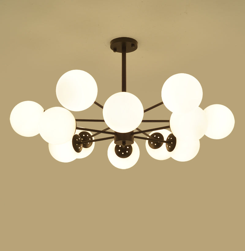 2 Color Opcional Candelera moderna Candelera de sombra de vidrio esmerilado para dormitorio de sala de estar