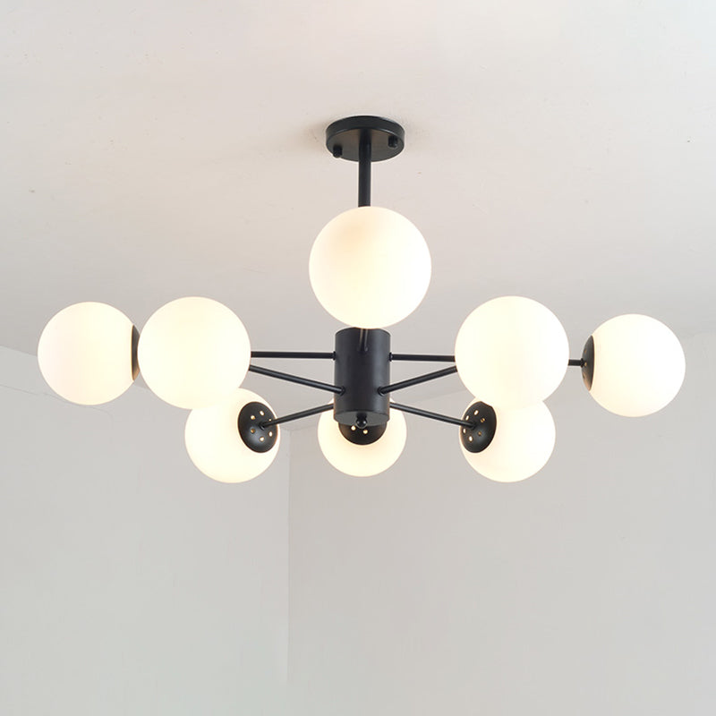 2 Color Opcional Candelera moderna Candelera de sombra de vidrio esmerilado para dormitorio de sala de estar