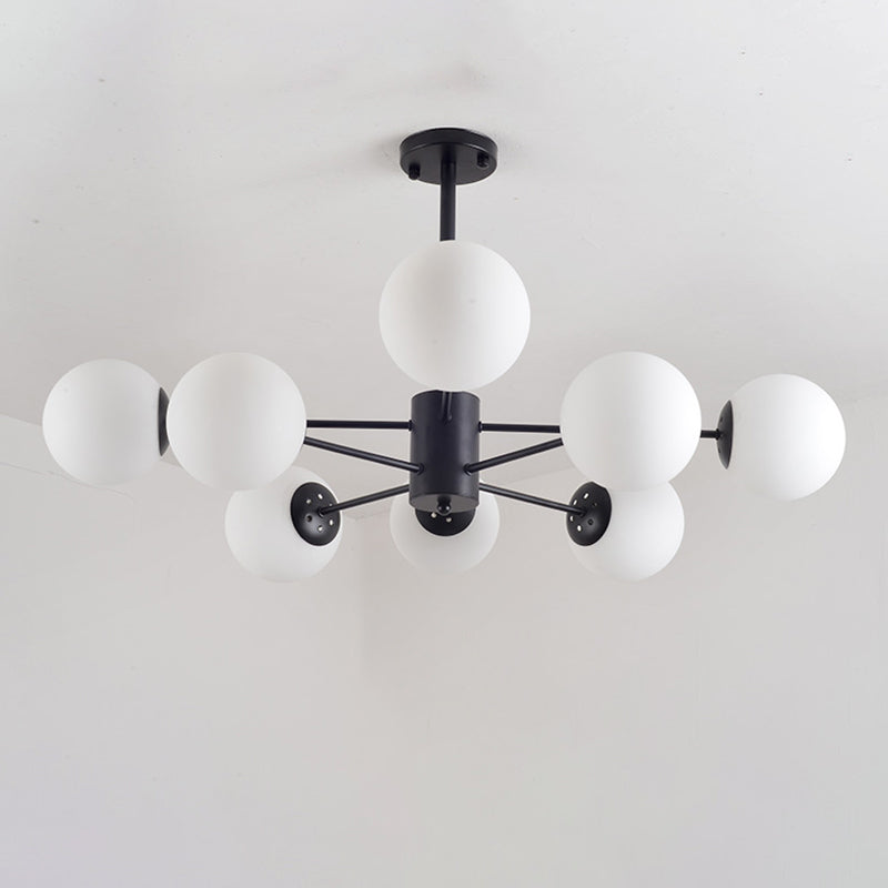 2 Color Opcional Candelera moderna Candelera de sombra de vidrio esmerilado para dormitorio de sala de estar