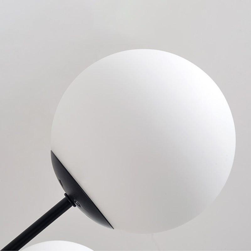 2 Color Opcional Candelera moderna Candelera de sombra de vidrio esmerilado para dormitorio de sala de estar