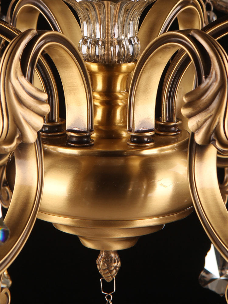 Candle Chandelier Light Fixture Traditional Metal Pendant Lighting for Restaurant