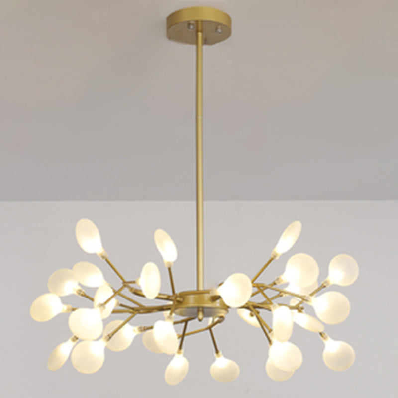 Foglie Lampada lampada lampada da design moderno illuminazione a sospensione acrilica per il ristorante