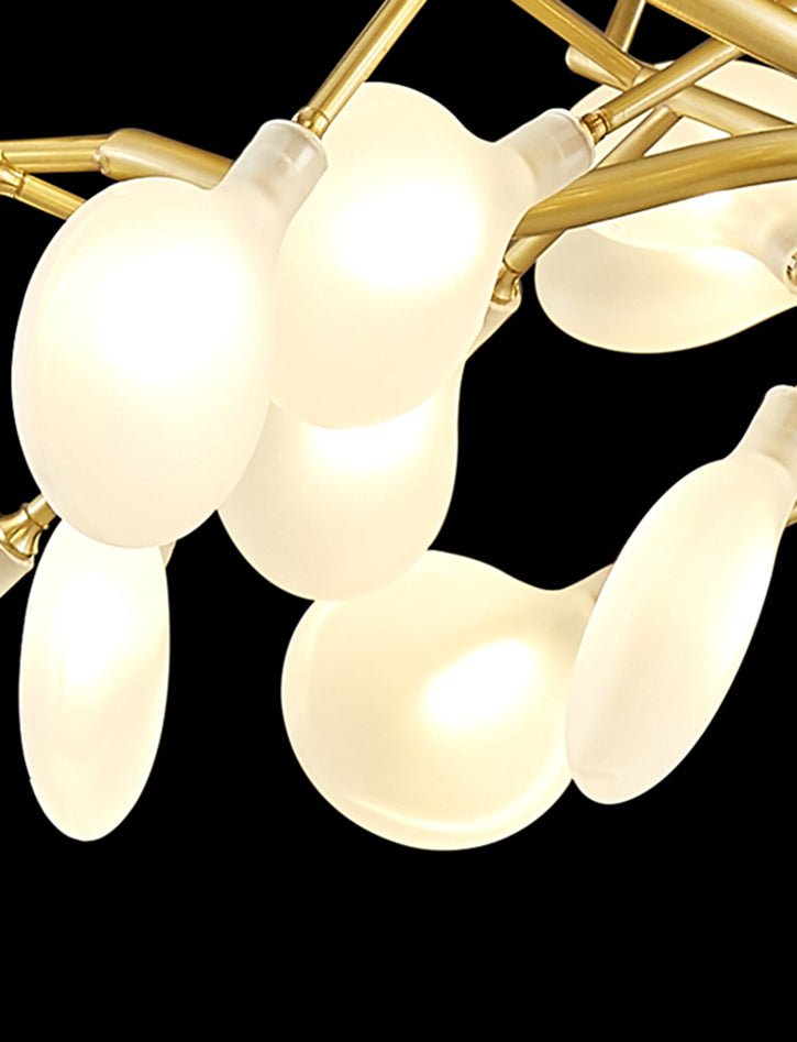 Foglie Lampada lampada lampada da design moderno illuminazione a sospensione acrilica per il ristorante