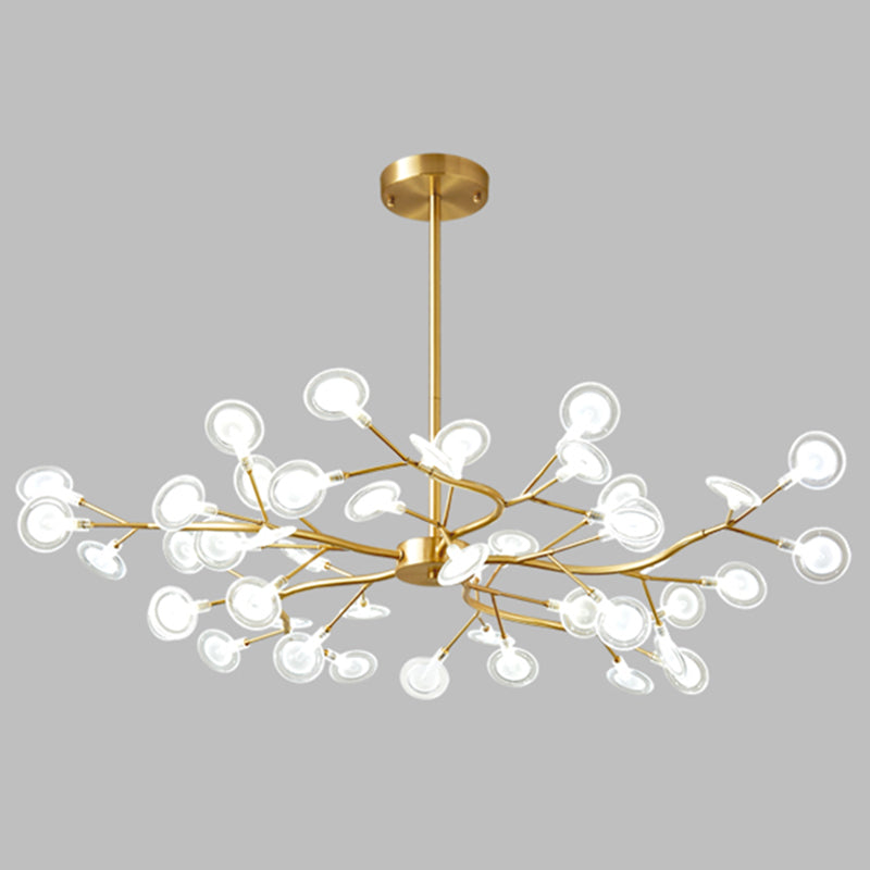 Foglie Lampada lampada lampada da design moderno illuminazione a sospensione acrilica per il ristorante