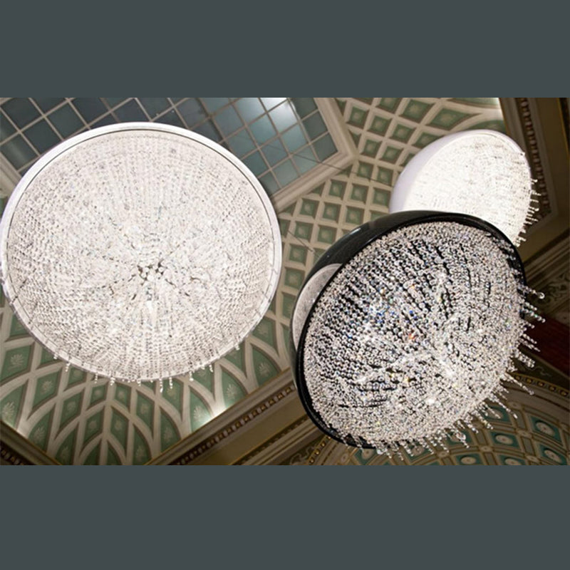 Noordse stijl bol hanglampverlichting kristal eetkamer plafond kroonluchter