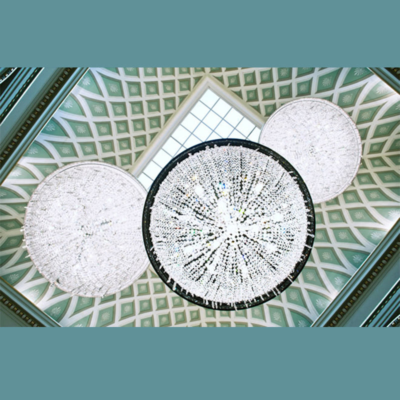 Noordse stijl bol hanglampverlichting kristal eetkamer plafond kroonluchter