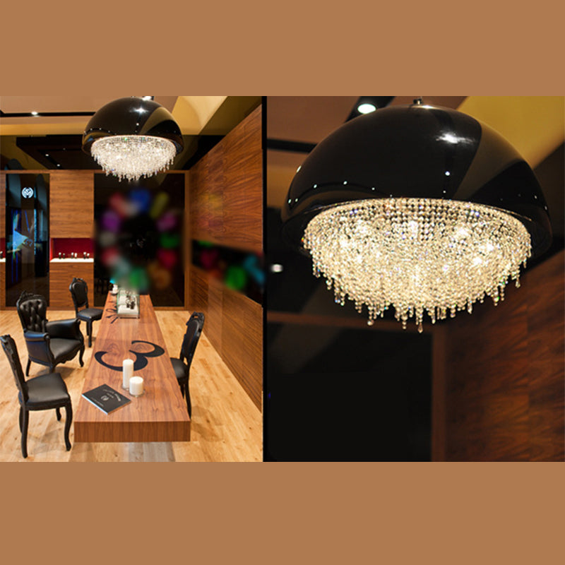 Noordse stijl bol hanglampverlichting kristal eetkamer plafond kroonluchter