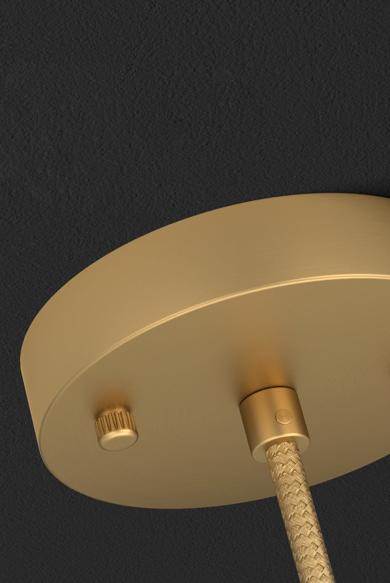 Bloc de cristal sphérique Hanging Light Simplicité