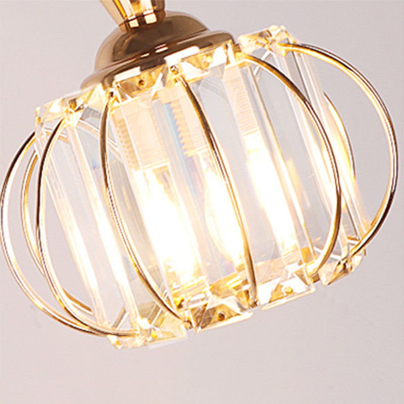 Lanterne salle à manger suspendue à la lumière du luminaire cristallin