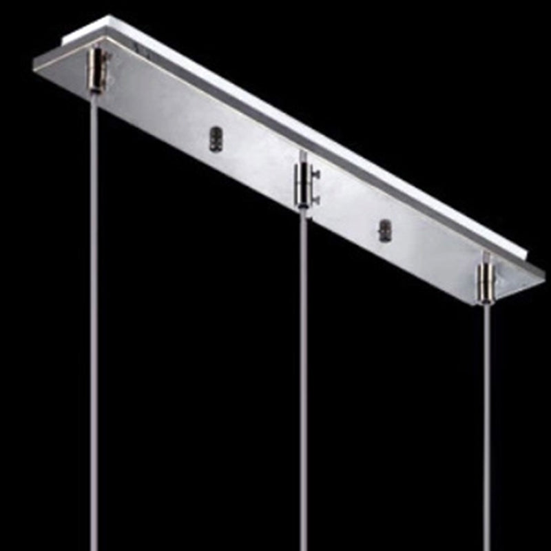 Dîner sphérique Lampe suspendue Verre fumée 1 lumière pendante moderne avec décor en cristal