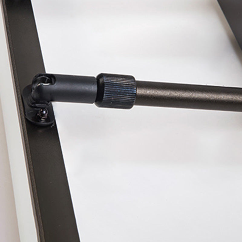 Gerade Badezimmerwand montiertes Licht Aluminium LED Nordische Wandleuchten in Schwarz