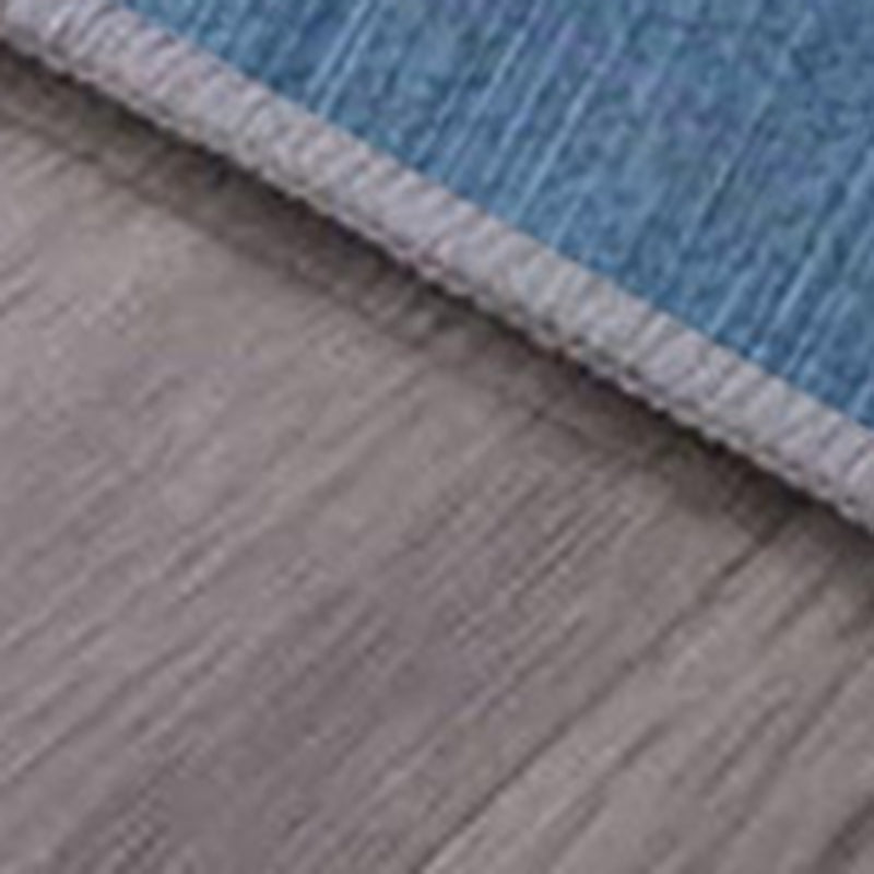 Green Living Room Indoor Rug Modern Fish Carpet Polyester Non-Split Area Carpet