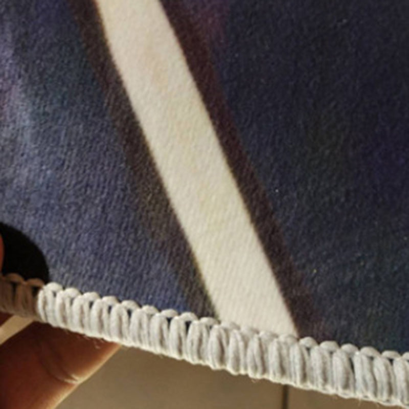 Simplicity Area Rug Geometric Pattern Carpet Polyester Anti-Slip Carpet for Home Decor