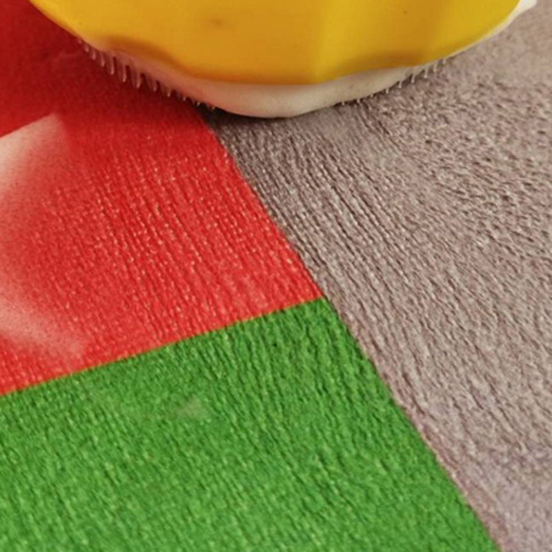 Simplicity Area Rug Geometric Pattern Carpet Polyester Anti-Slip Carpet for Home Decor