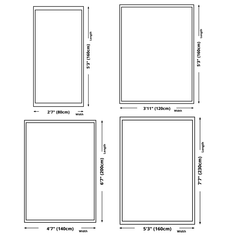 Red Tribal Muster Teppich Shabby Chic Polyester Region Teppich Nicht-Schlupf-Backing Teppich für Wohnzimmer