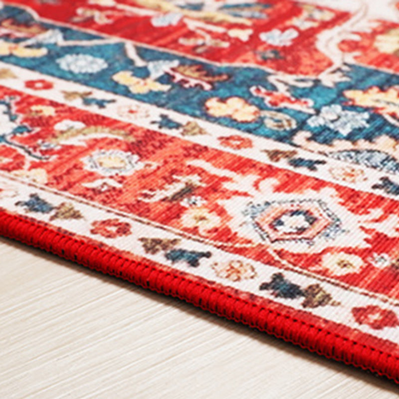 Fancy Traditional Teppich Red Tribal Muster Fläche Rus