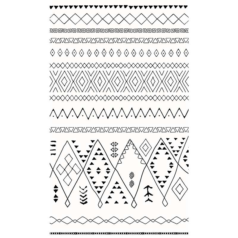 Bohemian Home Decoration Rug Harlequin Pattern Polyester Area Rug Washable Indoor Carpet