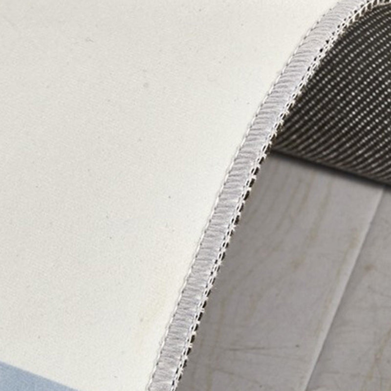 Minimalist Area Rug Geometric Print Carpet Non-Slip Backing Polyster Rug for Living Room