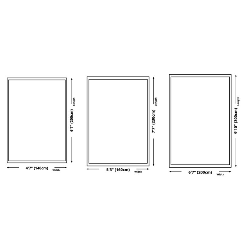 Fancy Gray Tone Indoor Rug Geometry Print Rug Polyester Stain Resistant Living Room Rug