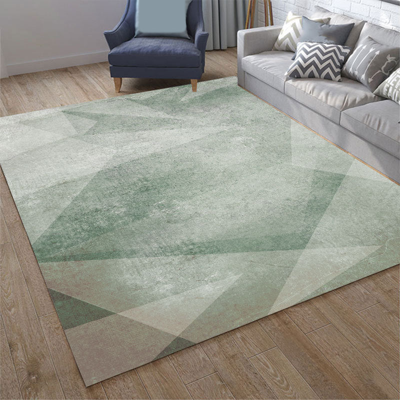 Simplicity Area Rug Graphic Pattern Carpet Polyester Non-Slip Backing Indoor Carpet for Living Room