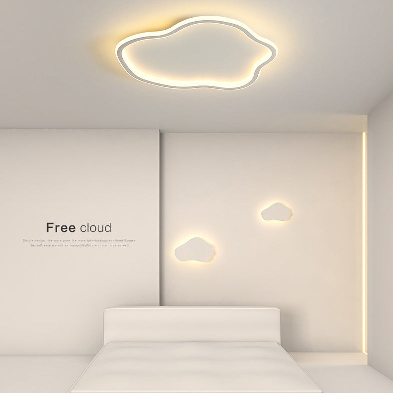 Plafonnier encastré linéaire simple moderne avec protection acrylique