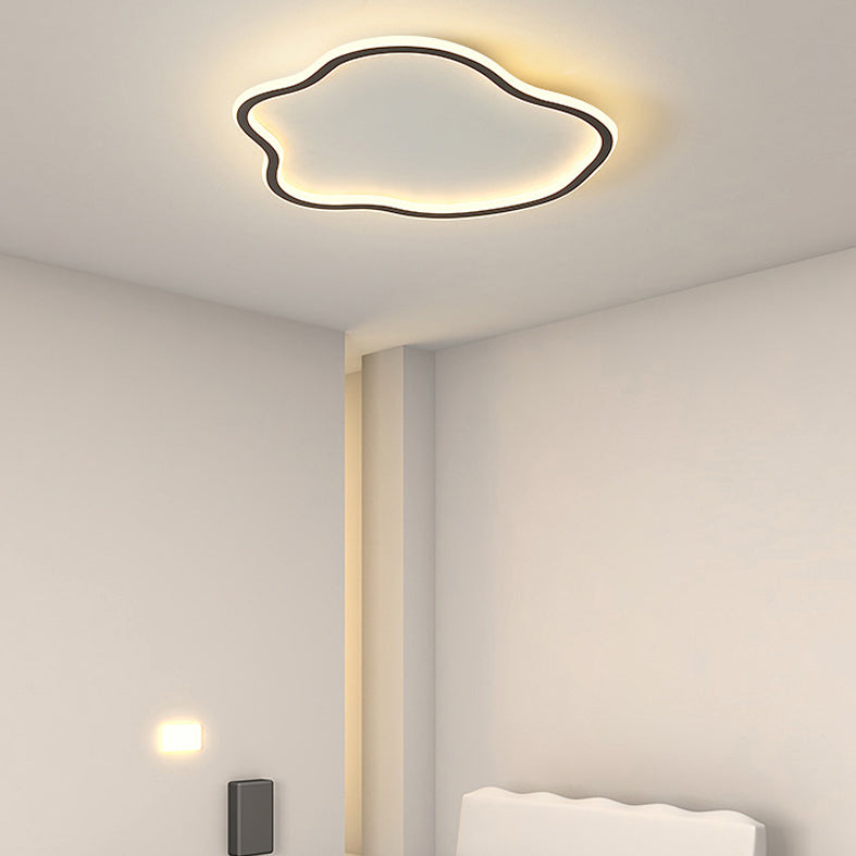 Plafonnier encastré linéaire simple moderne avec protection acrylique