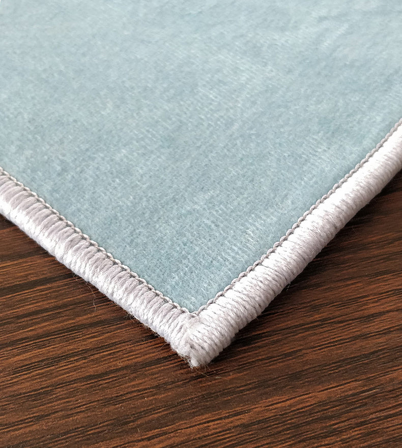 Multicolor Comfort Indoor Rug Polyester Geometric Print Carpet Non-Slip Backing Rug for Living Room