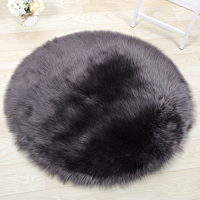 Mehrfarbiger Einfachheit Teppich Solid Shag Area Teppich Polypropylen Easy Care Teppich für die Heimdekoration