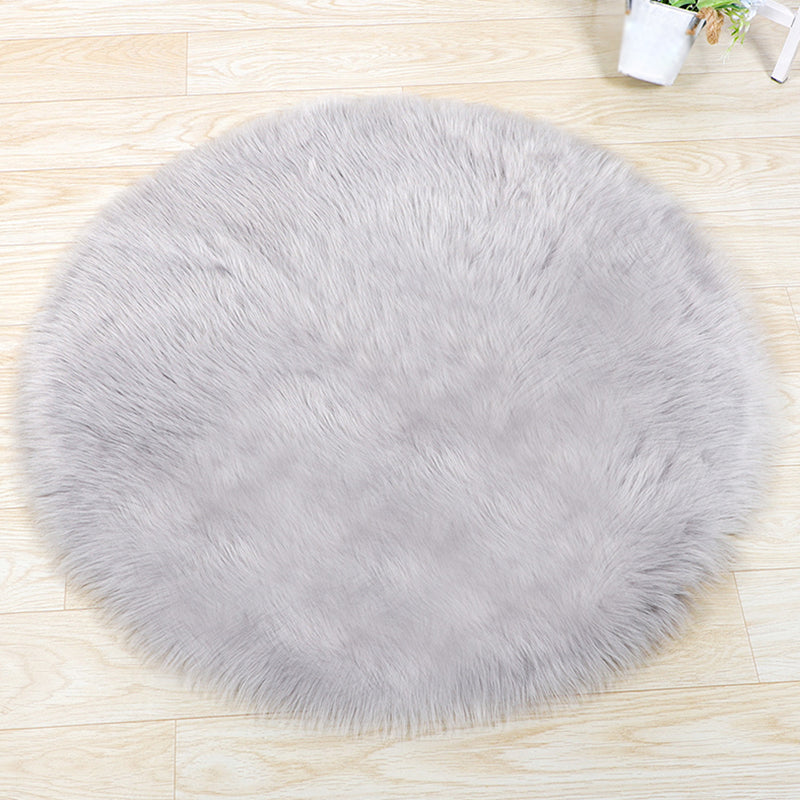 Mehrfarbiger Einfachheit Teppich Solid Shag Area Teppich Polypropylen Easy Care Teppich für die Heimdekoration