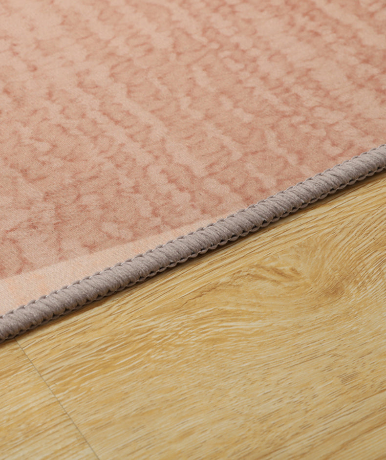 Multicolor Casual Indoor Rug Polyester Splicing Print Rug Stain Resistant Area Rug for Living Room